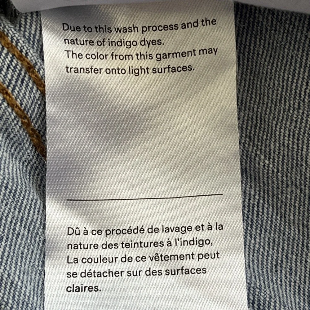 Quince Men's Blue Jeans 36/30 Classic Modern Minimalist Casual Quiet Luxury